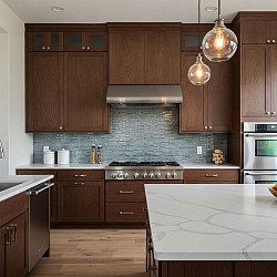 Custom kitchen renovation done by Cascade Mountain Custom Homes LLC CCB#244127